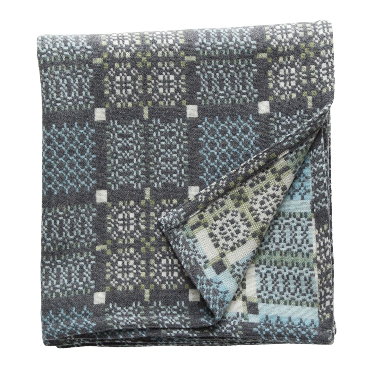 Luxury Lambswool Knotgarden Baby Blankets vintage design Melin 