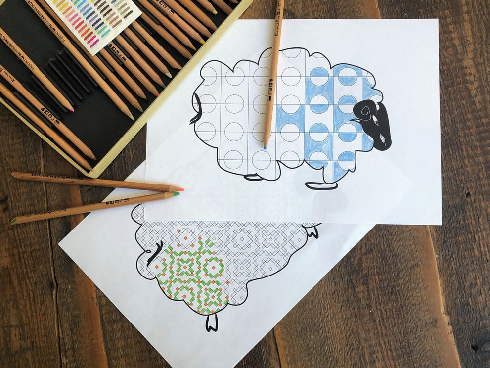 Colour your own Sheep