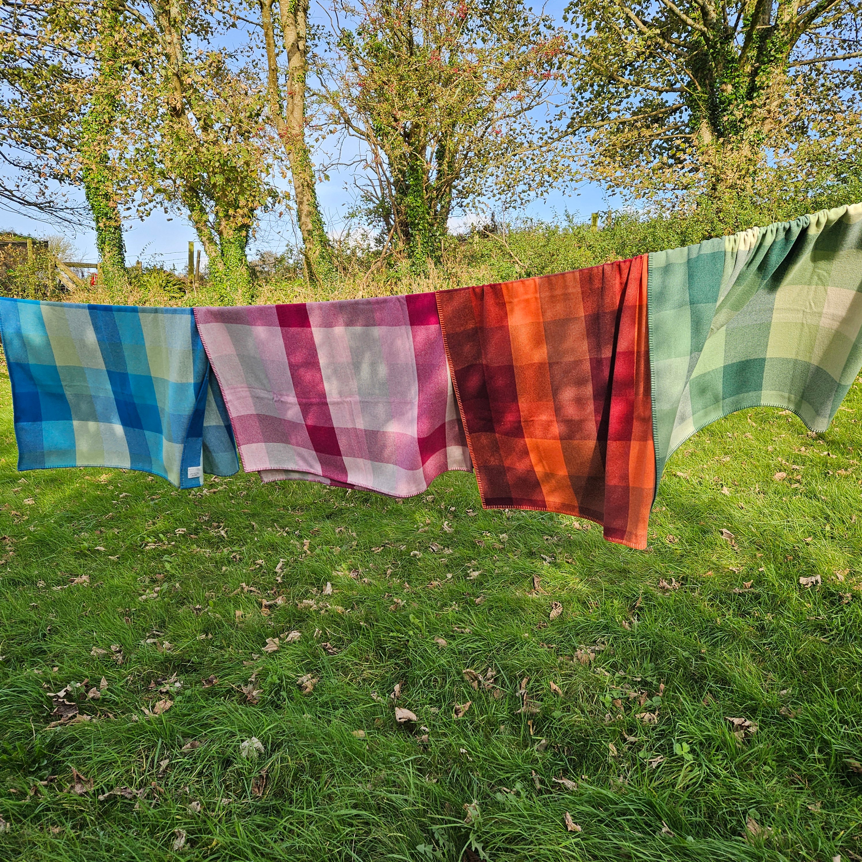 Multicheck throws and blankets – Melin Tregwynt