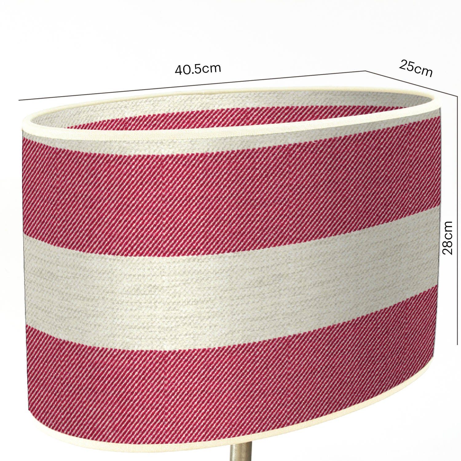 Cream oval store lamp shades