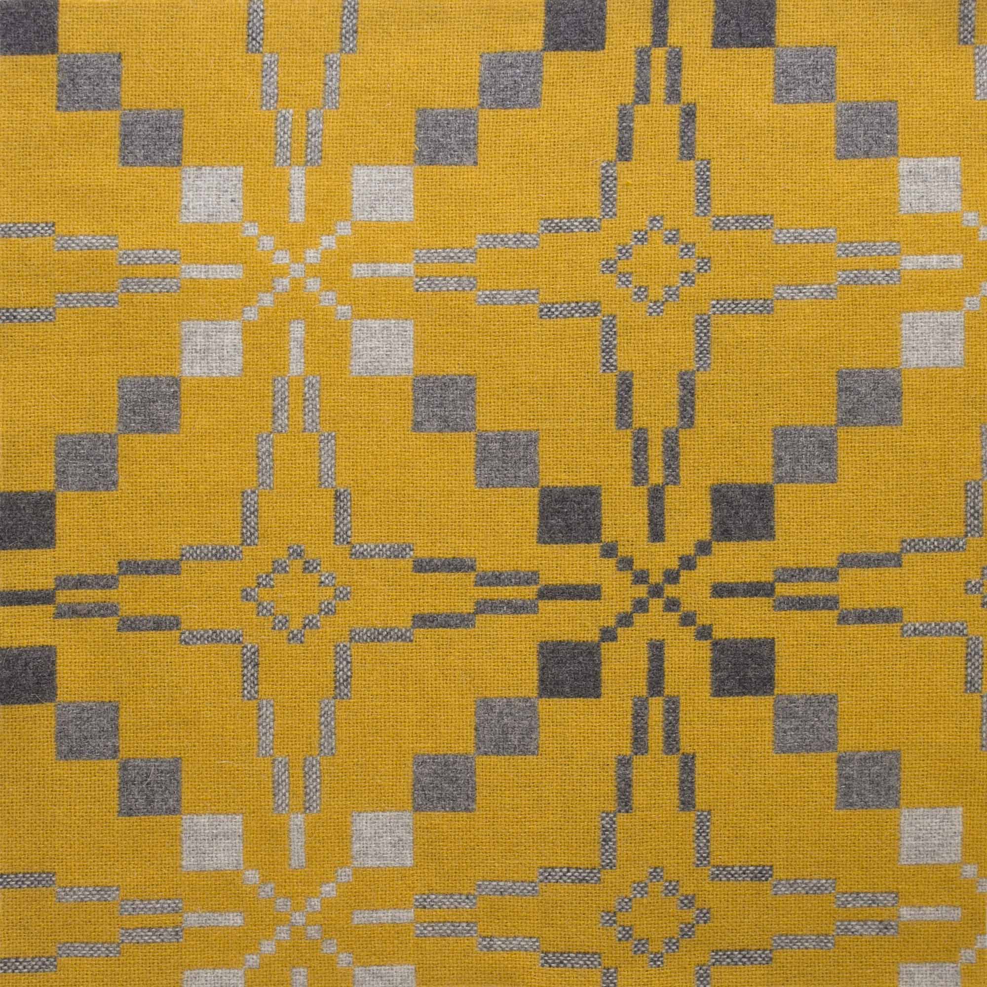 Quality Wool Fabric Welsh Tapestry Vintage Star by Melin Tregwynt